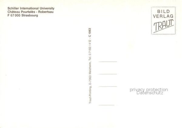 Strasbourg Strassburg 67 Bas-Rhin Schiller International University Chate – Bild 2