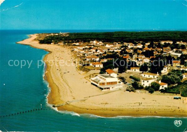 La Tranche-sur-Mer 85 Vendee La Plage et le Casino Vue aerienne
