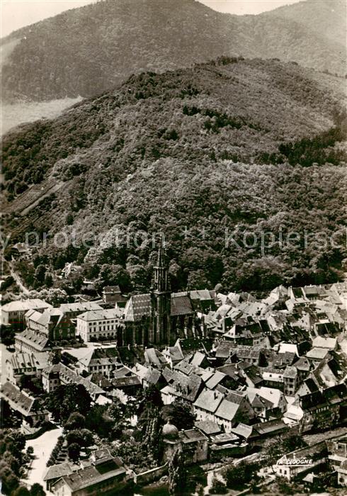 Thann  68 Alsace Vue generale aerienne prise du Rangen