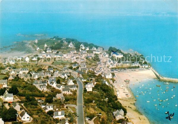 Locquirec 29 Finistere Fliegeraufnahme