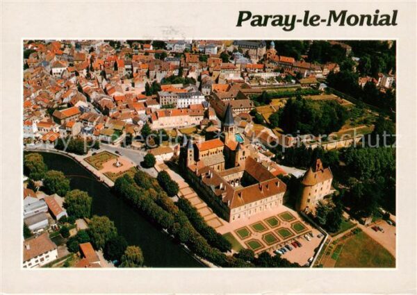 Paray-le-Monial 71 Vue generale aerienne