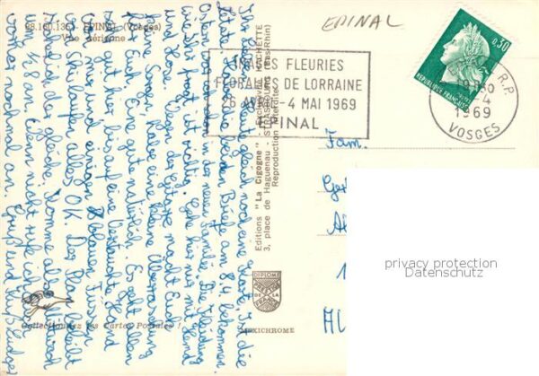 Epinal 88 Vosges Vue aérienne sur la ville et la Moselle – Bild 2