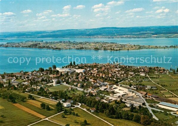 Ermatingen Ort am Untersee mit Insel Reichenau