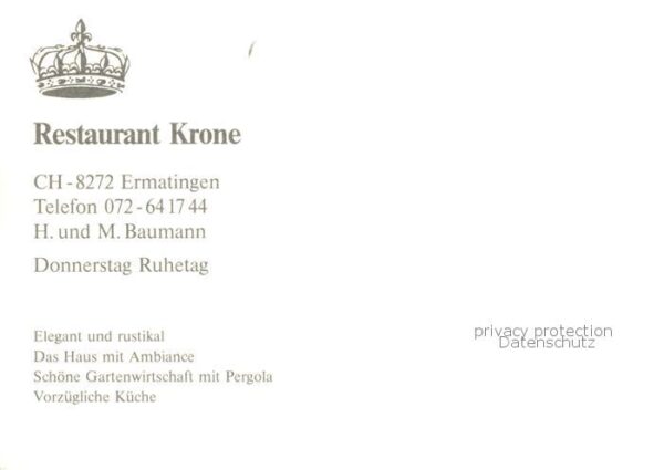 Ermatingen Restaurant Krone – Bild 2