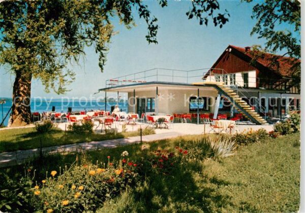 Steckborn TG Hotel Restaurant Glarisegg Terrasse Unt
