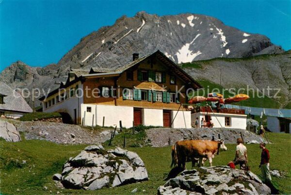Adelboden BE Berghotel Engstligenalp mit Grosslohner