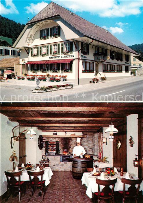 Trubschachen BE Gasthof Hirschen Die neu Rotisserie