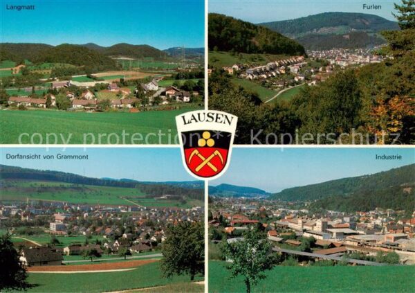 Lausen Langmatt  Dorfansicht von Grammont Furl