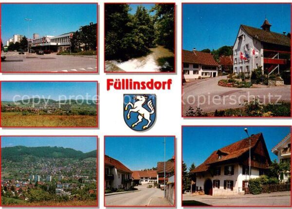 Fuellinsdorf Orts und Teilansichten Panorama