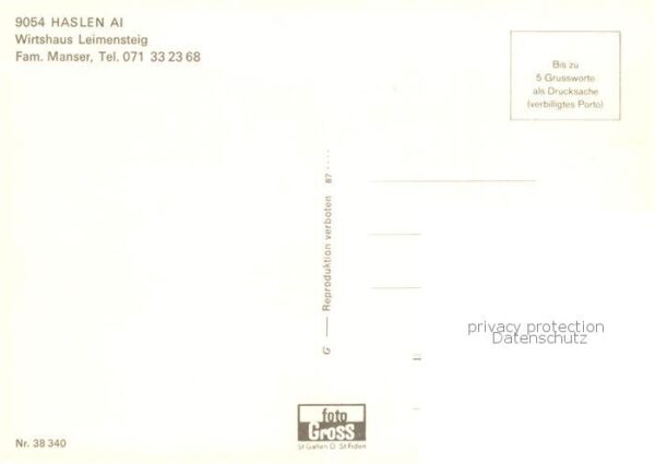 Haslen AI Wirtshaus Leimensteig Panorama Gastraum – Bild 2
