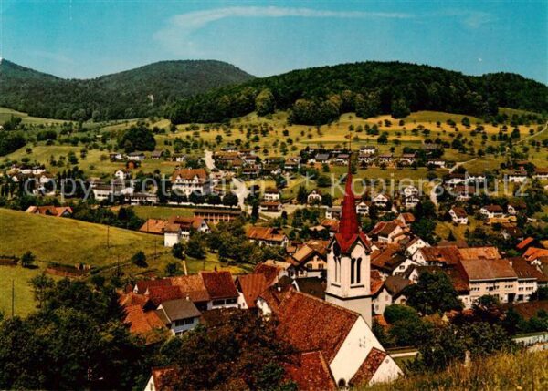 Reigoldswil Panorama mit Kirche