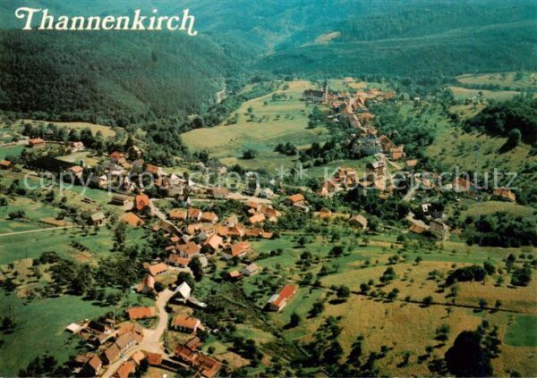 Thannenkirch Tannenkirch 68 Alsace Fliegeraufnahme