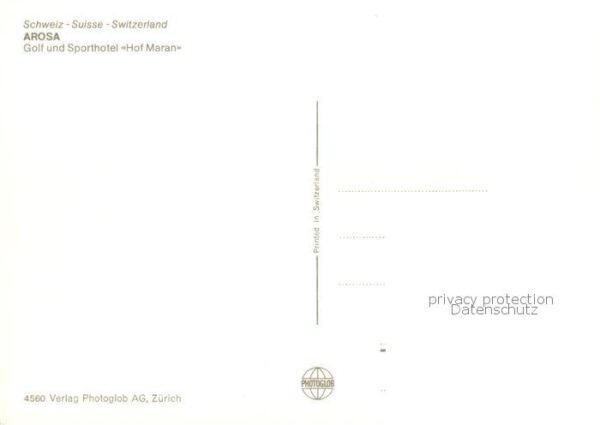 Arosa GR Golf und Sporthotel Hof Maran – Bild 2
