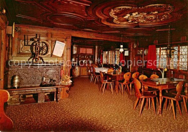 Disentis GR Restaurant Alte Bündnerstube