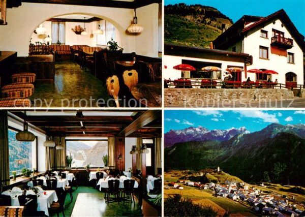 Ardez GR Gasthaus Edelweiss Restaurant Gesamtans