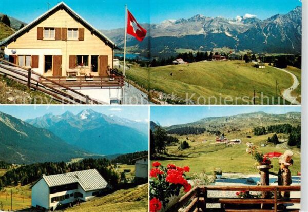 Tgantieni GR Ferienheim Brunella Panorama Teilansich