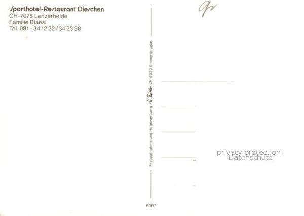 Lenzerheide GR Sporthotel Restaurant Dieschen Gaststub – Bild 2