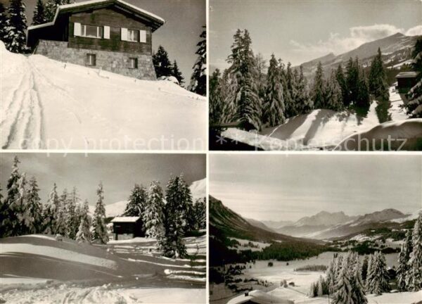 Valbella  Lenzerheide GR Chalet Grischuna mit Ausblick zum Julie