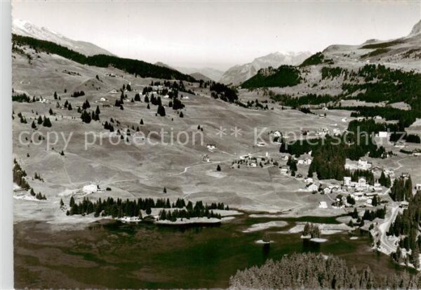Valbella  Lenzerheide GR Fliegeraufnahme