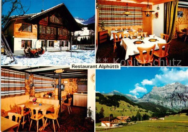 Bonderlen Restaurant Alphüttli Gasträume Panorama