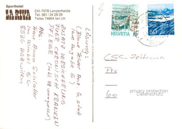 Lenzerheide GR Sporthotel La Riva – Bild 2