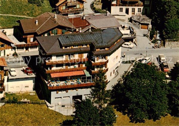 Adelboden BE Tea Room Bel Air Fliegeraufnahme
