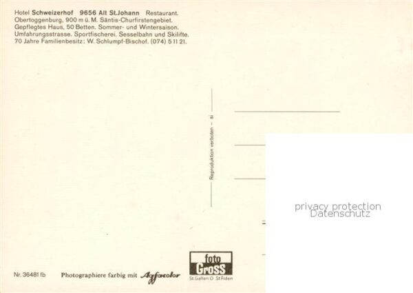 Alt St Johann Hotel Schweizerhof Restaurant – Bild 2