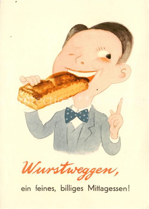 St Gallen SG Wurstweggen Künstlerkarte