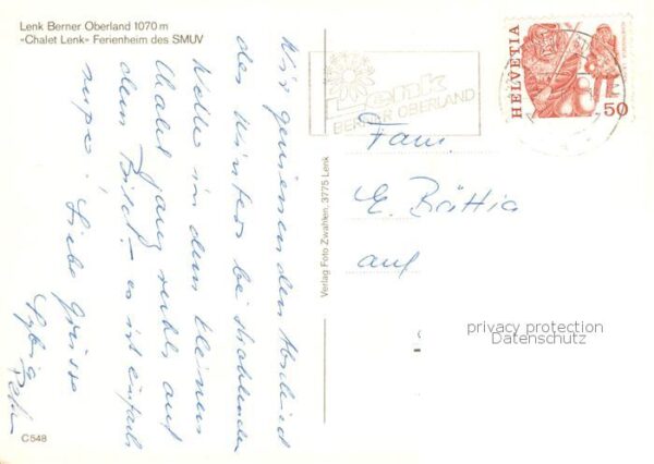 Lenk Simmental Chalet Lenk Ferienheim des SMUV Gastrau – Bild 2