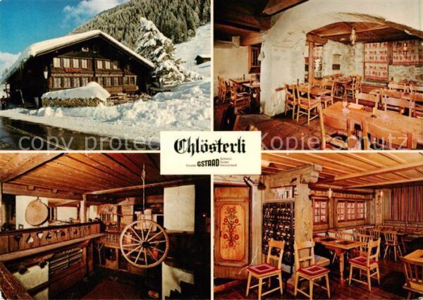 Gstaad BE Chlösterli Gasträume