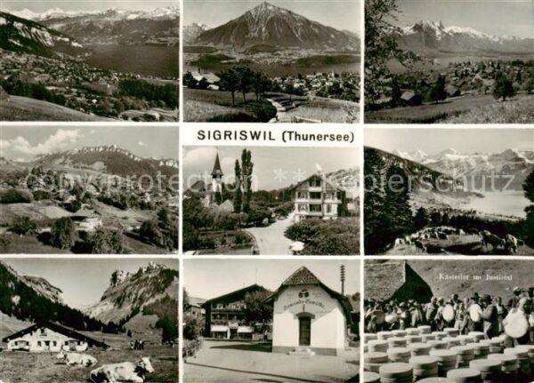 Sigriswil BE Teilansichten Thunerseepartien Brauerei