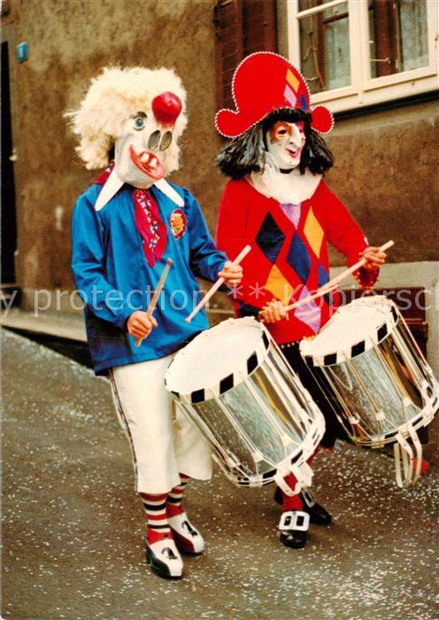Basel BS Basler Fasnacht  e Waggis mit eme Harle