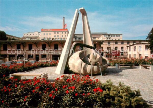 Zuerich ZH AQUI Mineralwasser Brunnen der Brauerei