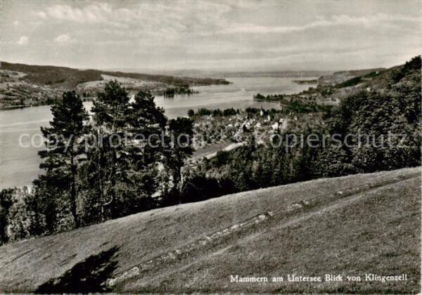 Mammern am Untersee mit Blick von Klingenzell