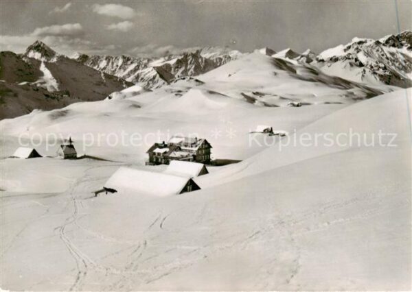 Tannalp Melchsee-Frutt OW Berghaus Tannalp mit Erzegg und Berner