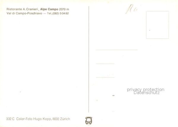 Poschiavo GR Ristorante Crameri Alpe Campo – Bild 2