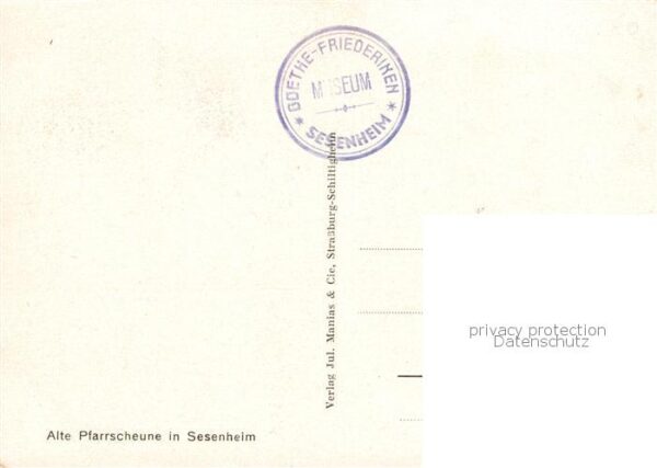 Sesenheim Alte Pfarrscheune – Bild 2