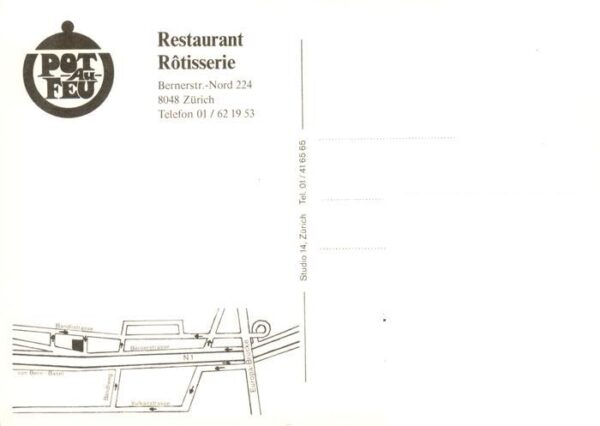 Zuerich ZH Restaurant Rôtisserie Pot au Feu – Bild 2