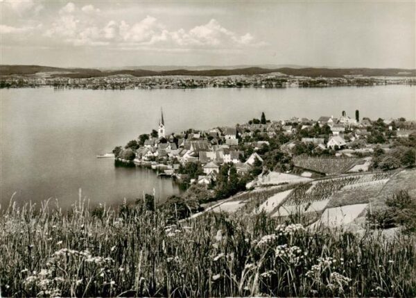 Berlingen Untersee mit Insel Reichenau