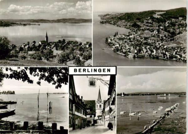Berlingen Untersee Fliegeraufnahmen Seepartien Kirche