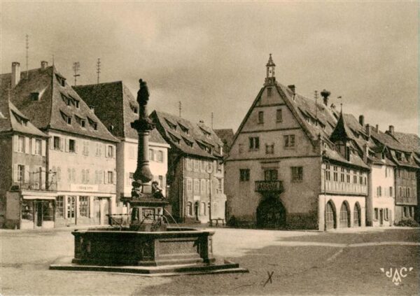 Obernai Alsace Oberehnheim Elsass 67 La place du marche