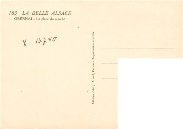 Obernai Alsace Oberehnheim Elsass 67 La place du marche – Bild 2