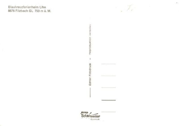 Filzbach GL Blaukreuzferienheim Lihn – Bild 2