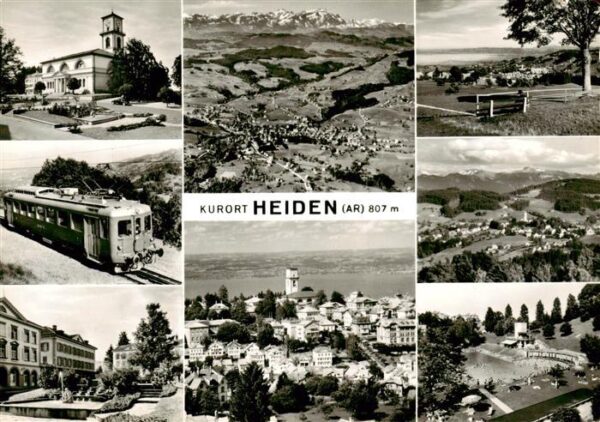 Heiden AR Teilansichten Panorama Fliegeraufnahme