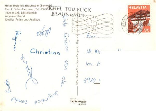 Braunwald GL Hotel Tödiblick – Bild 2