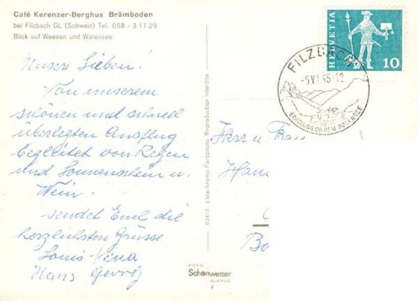 Filzbach GL Cafe Kerenzer Berghus Brämboden mit Bli – Bild 2