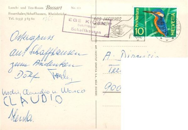 Feuerthalen Lunch und Tea Room Bossart mit Schlossb – Bild 2