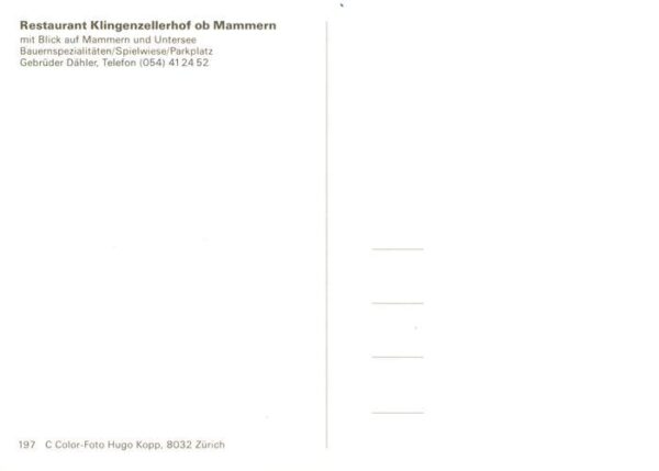 Mammern Untersee Restaurant Klingenzellerhof Panorama – Bild 2