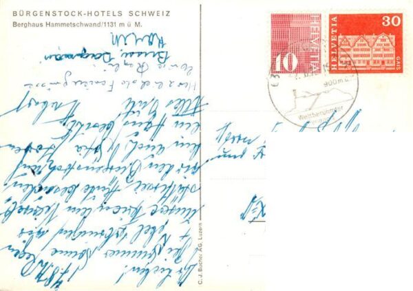 Buergenstock Vierwaldstaettersee Berghaus Hammetschwand – Bild 2