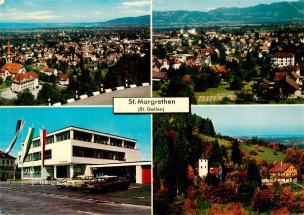 St Margarethen  SG Panorama mit Bodensee Vorarlbergblick G